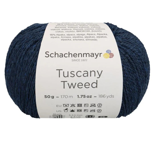 Tuscany Tweed /Schachenmayr/ 50g #00051 "Indigo" / 10 gab. - iepakojums