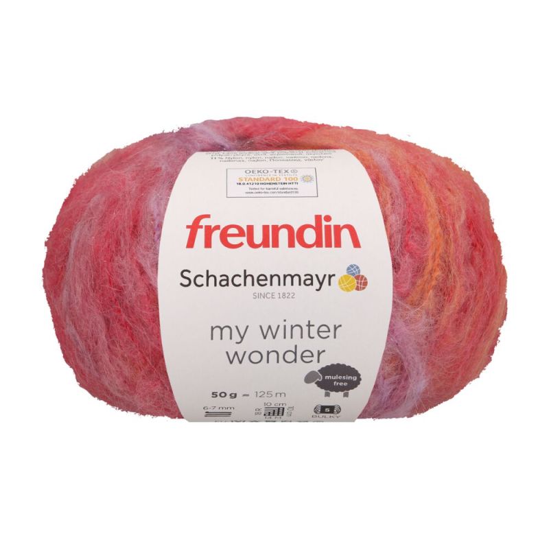 My Winter Wonder /Schachenmayr x freundin/ 50g #00084 "Uguns" - vairs netiek ražots!