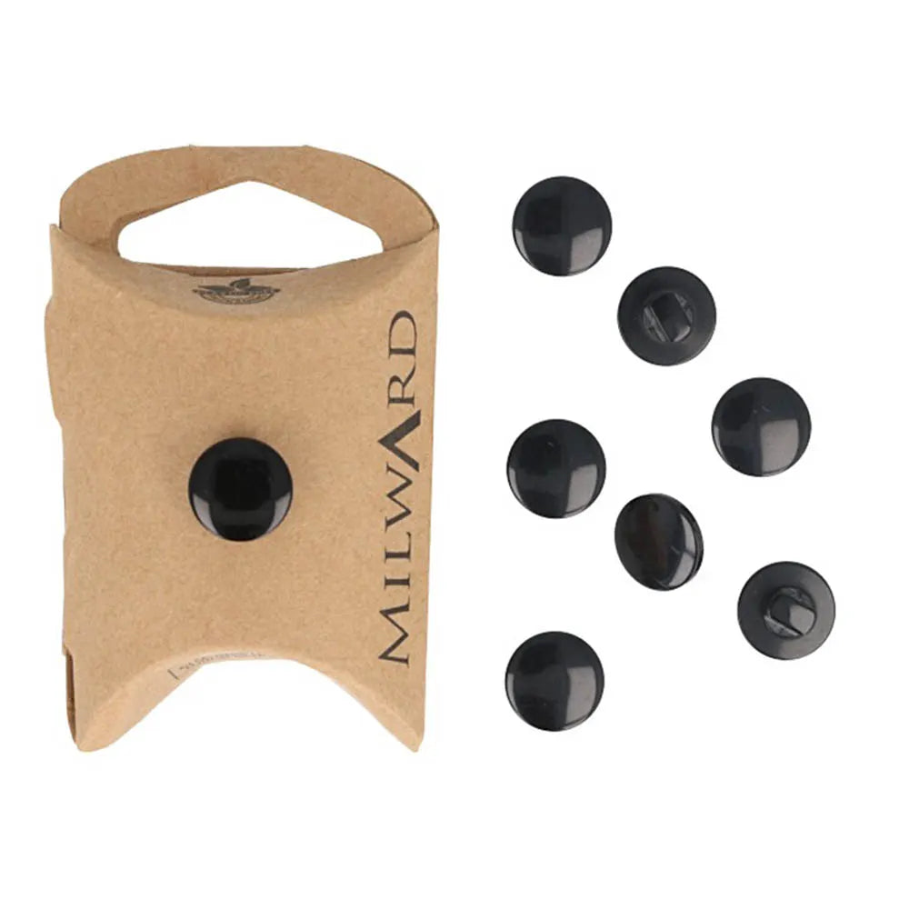 Pogas ar kājiņu, gludas  11 un 16mm /Milward