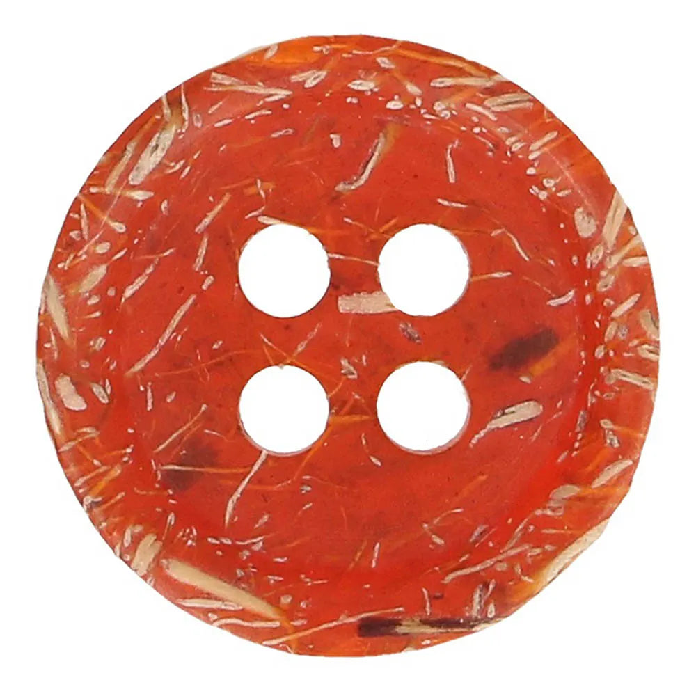 Kokosriekstu poliestera pogas Ø15mm 8 gab. /Milward/ 4 caurumi