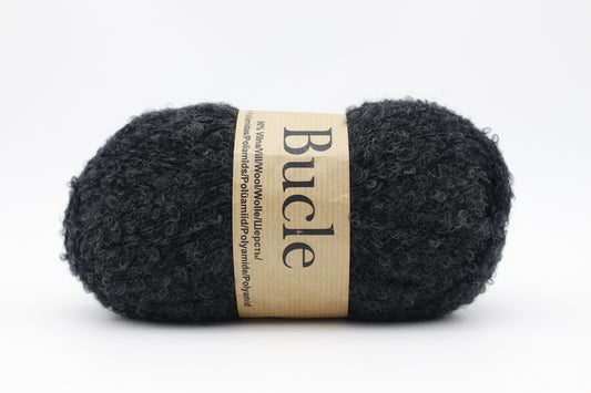 Bucle /Midara/ 100g #990 "Tumši pelēks"