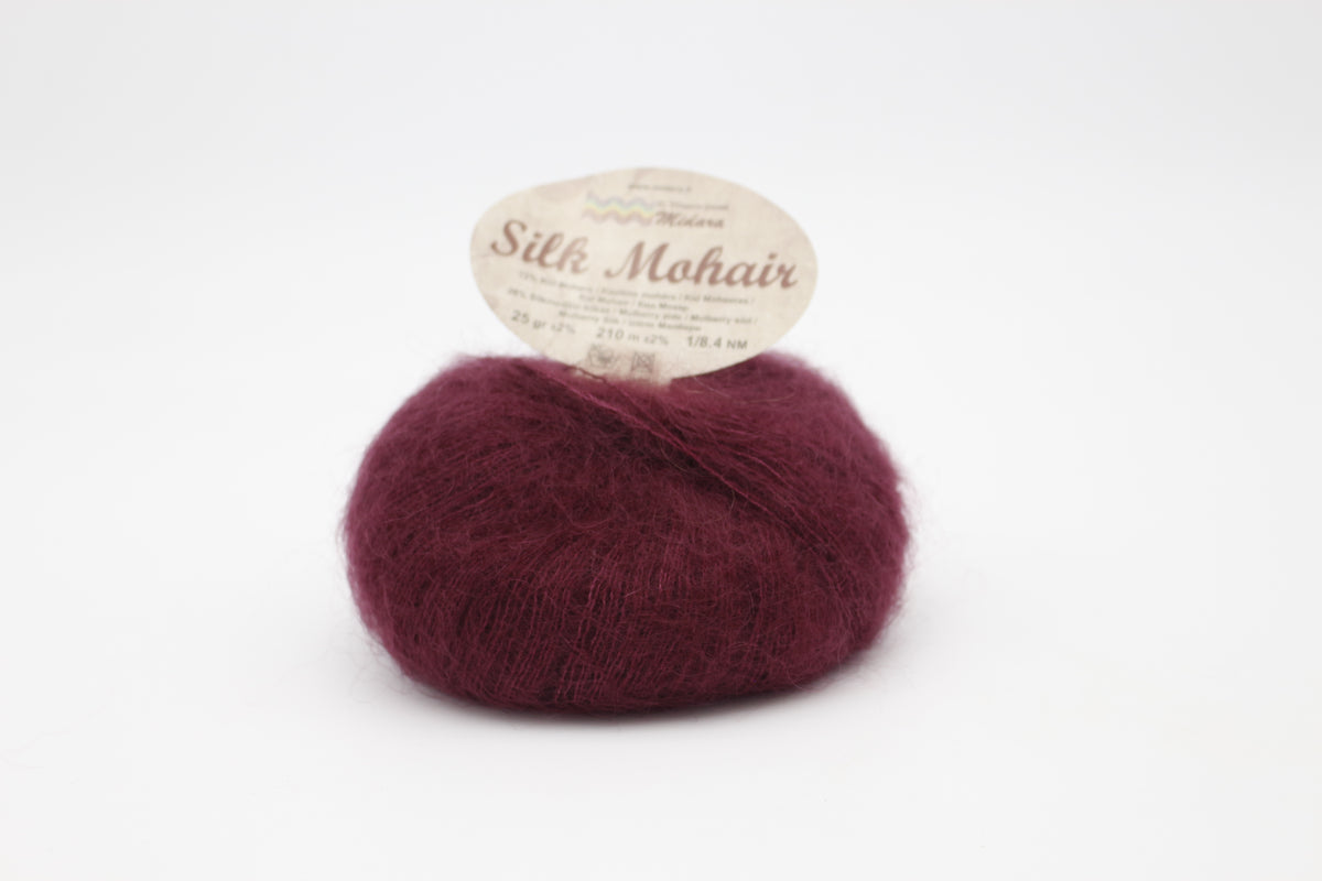 Silk Mohair /Midara/ 25g #112 "Sarkans bordo"