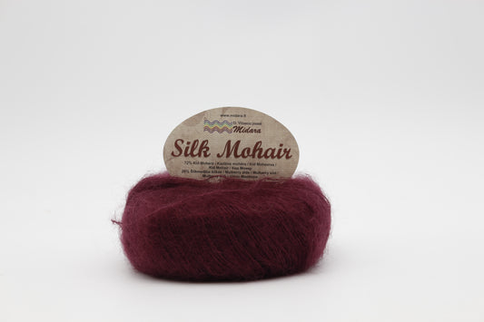 Silk Mohair /Midara/ 25g #112 "Sarkans bordo"
