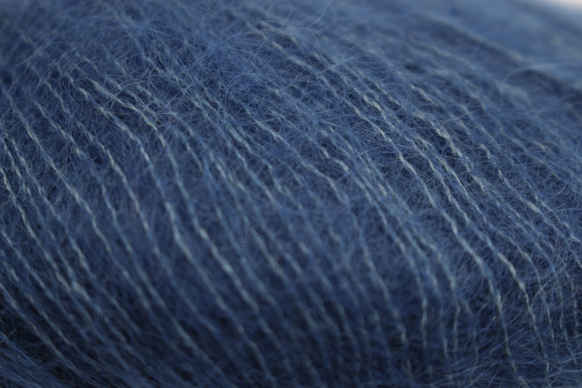 Silk Mohair /Midara/ 25g #530 "Degvielas zils"