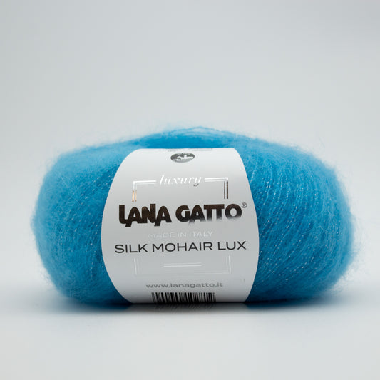 Silk Mohair LUX /Lana Gatto/ 25g #30485 "Tirkīzzila"