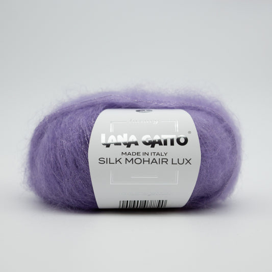 Silk Mohair LUX /Lana Gatto/ 25g #8391 "Dūmakaini violets"