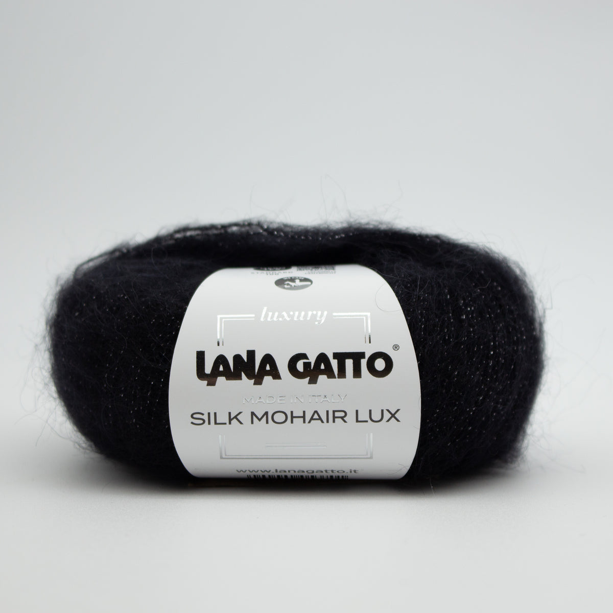 Silk Mohair LUX /Lana Gatto/ 25g #5000 "Melna"