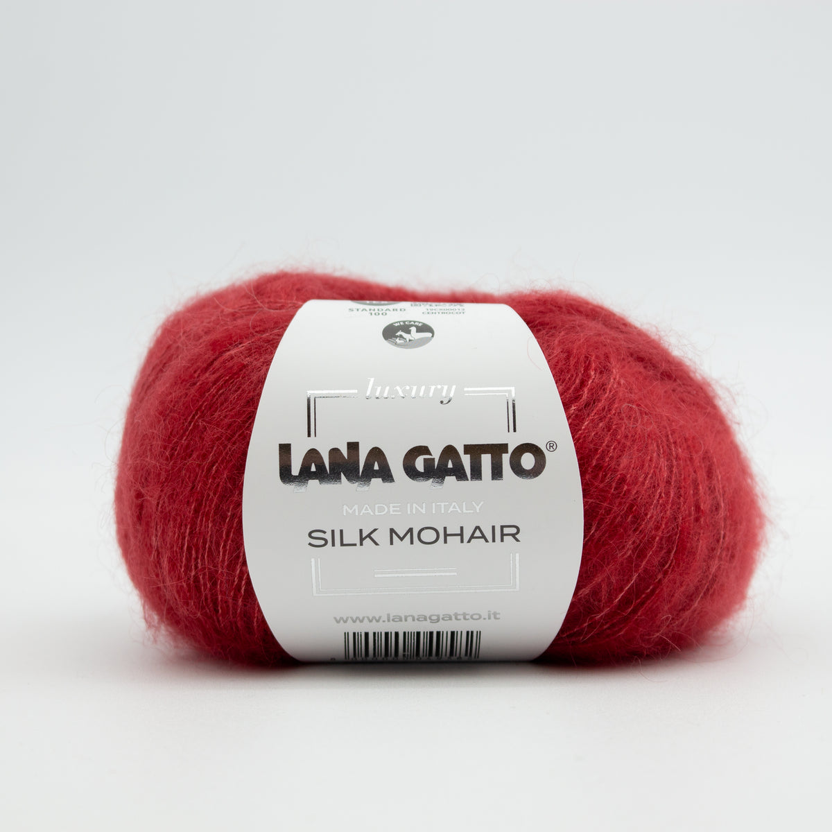 Silk Mohair /Lana Gatto/ 25g #6026 "Siltis tumši sarkans"
