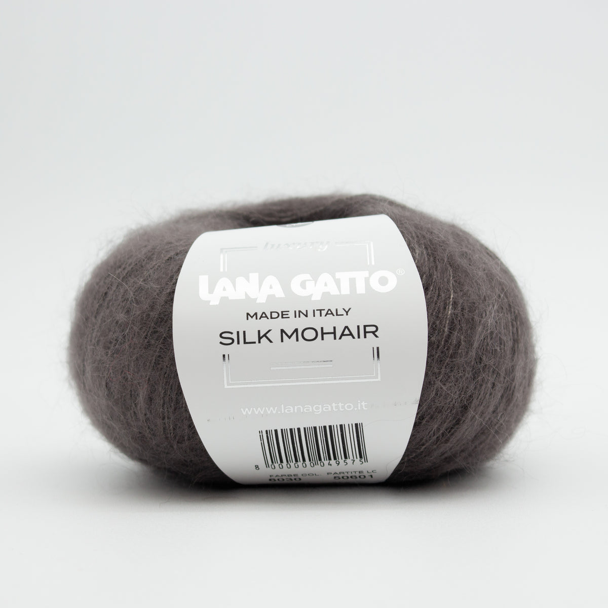 Silk Mohair /Lana Gatto/ 25g #6030 "Tumšs taupes brūns