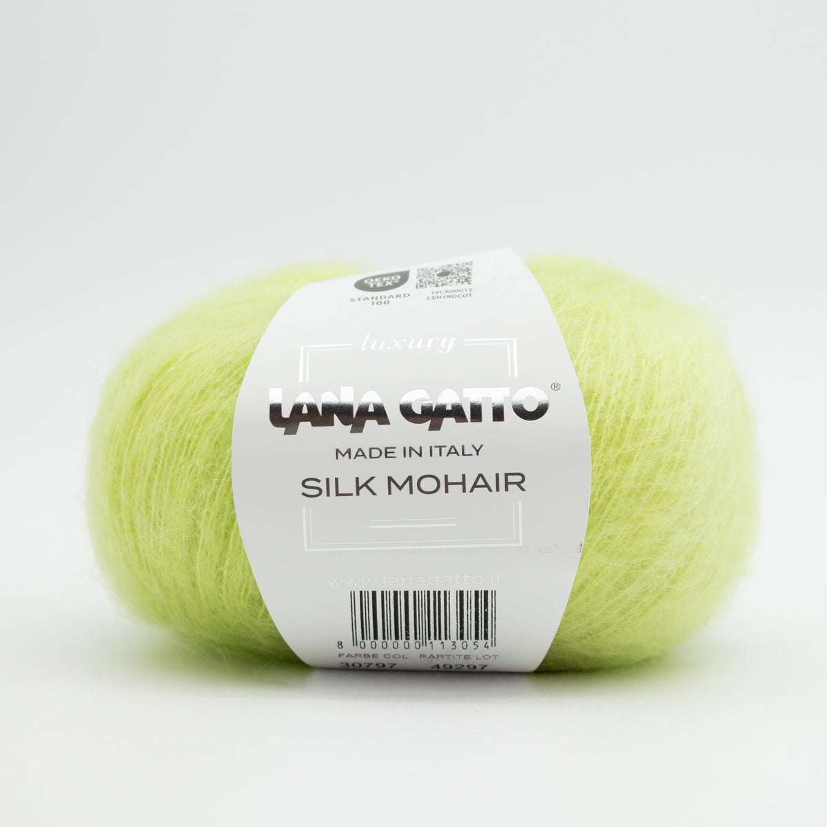 Silk Mohair /Lana Gatto/ 25g #30797 "Maigs laima zaļš"