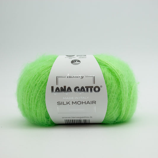 Silk Mohair /Lana Gatto/ 25g #A1783 "Erks õunaroheline"