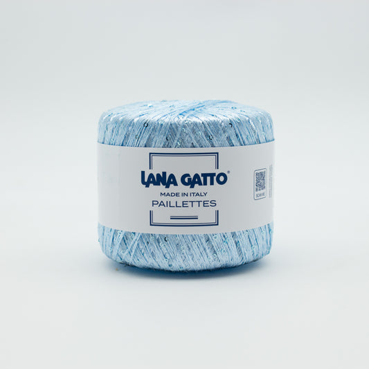 Paillettes /Lana Gatto/ 25g 195m #31165 "Sky Blue"