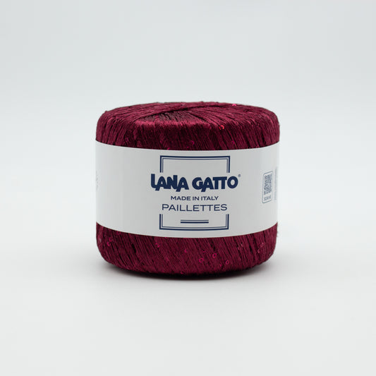 Sequins /Lana Gatto/ 25g 195m #31164 "Bordeaux"
