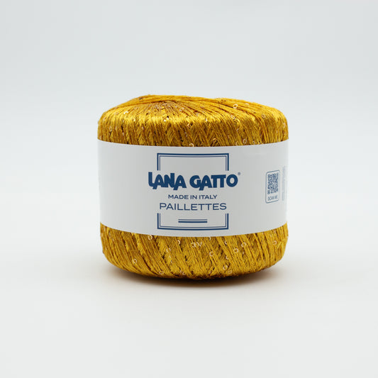 Sequins /Lana Gatto/ 25g 195m #31163 "Honey Yellow"