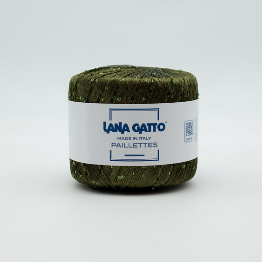 Paillettes /Lana Gatto/ 25g 195m #31162 "Dark green"
