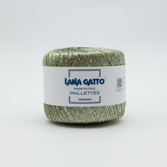 Paillettes /Lana Gatto/ 25g 195m #31161 "Olive green"