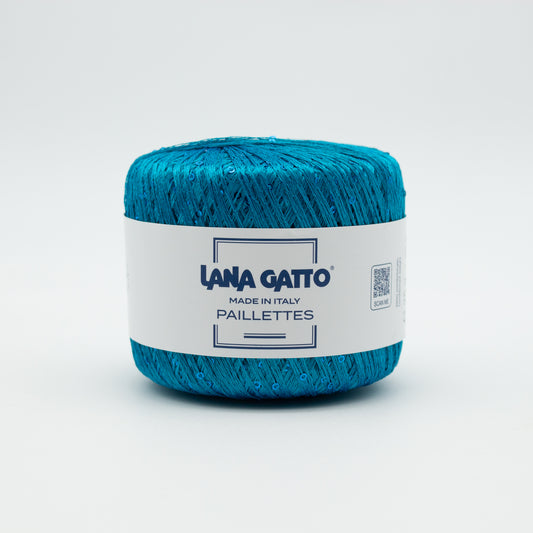 Sequins /Lana Gatto/ 25g 195m #30785 "Turquoise"