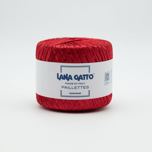 Sequins /Lana Gatto/ 25g 195m #30101 "Red"