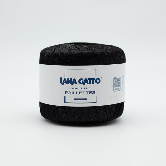 Sequins /Lana Gatto/ 25g 195m #8606 "Black"