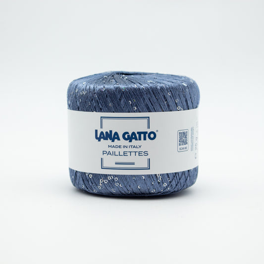 Paillettes /Lana Gatto/ 25g 195m #8604 "Grey blue"