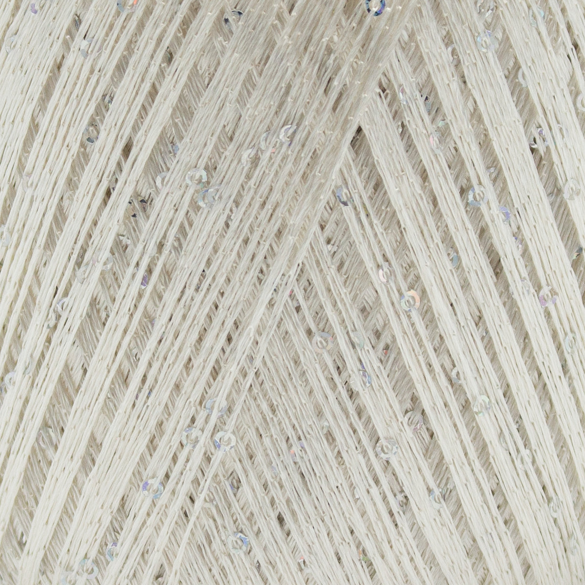 Sequins /Lana Gatto/ 25g 195m #8599 "Milk white"
