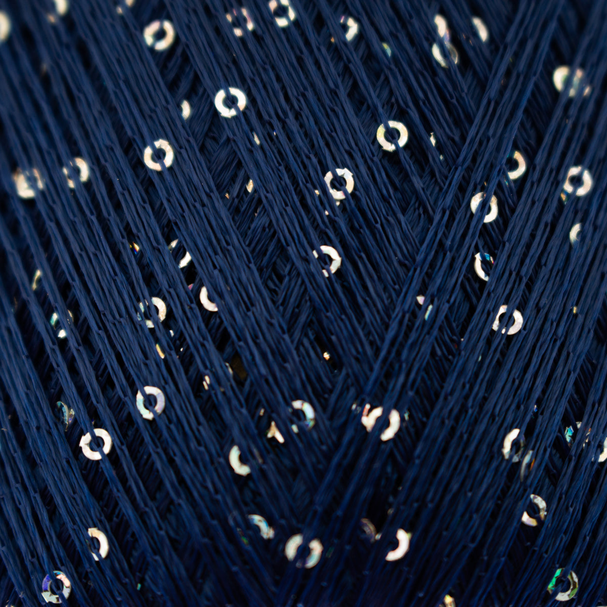 Sequins /Lana Gatto/ 25g 195m #8605 "Dark blue"