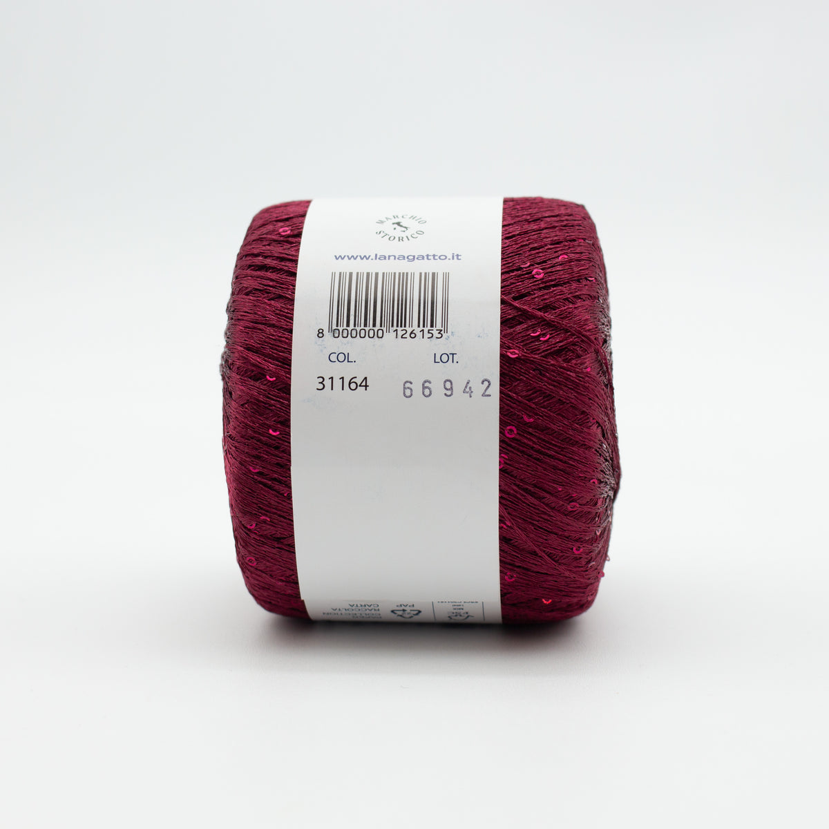 Paillettes /Lana Gatto/ 25g 195m #31164 "Bordoo"