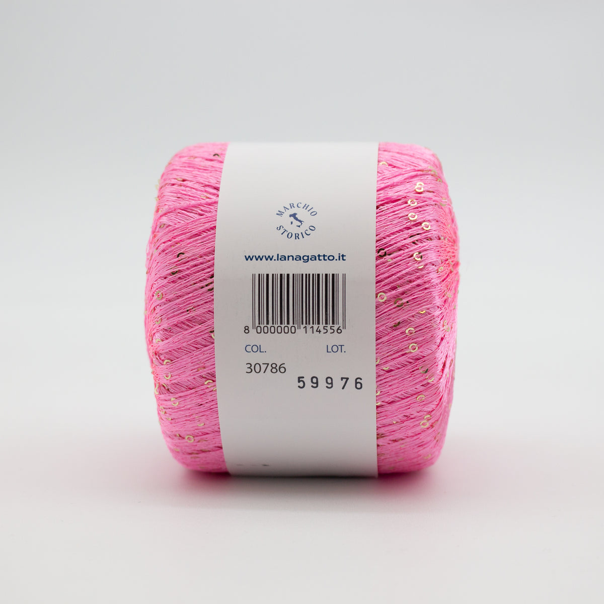Paillettes /Lana Gatto/ 25g 195m #30786 "Roosa"