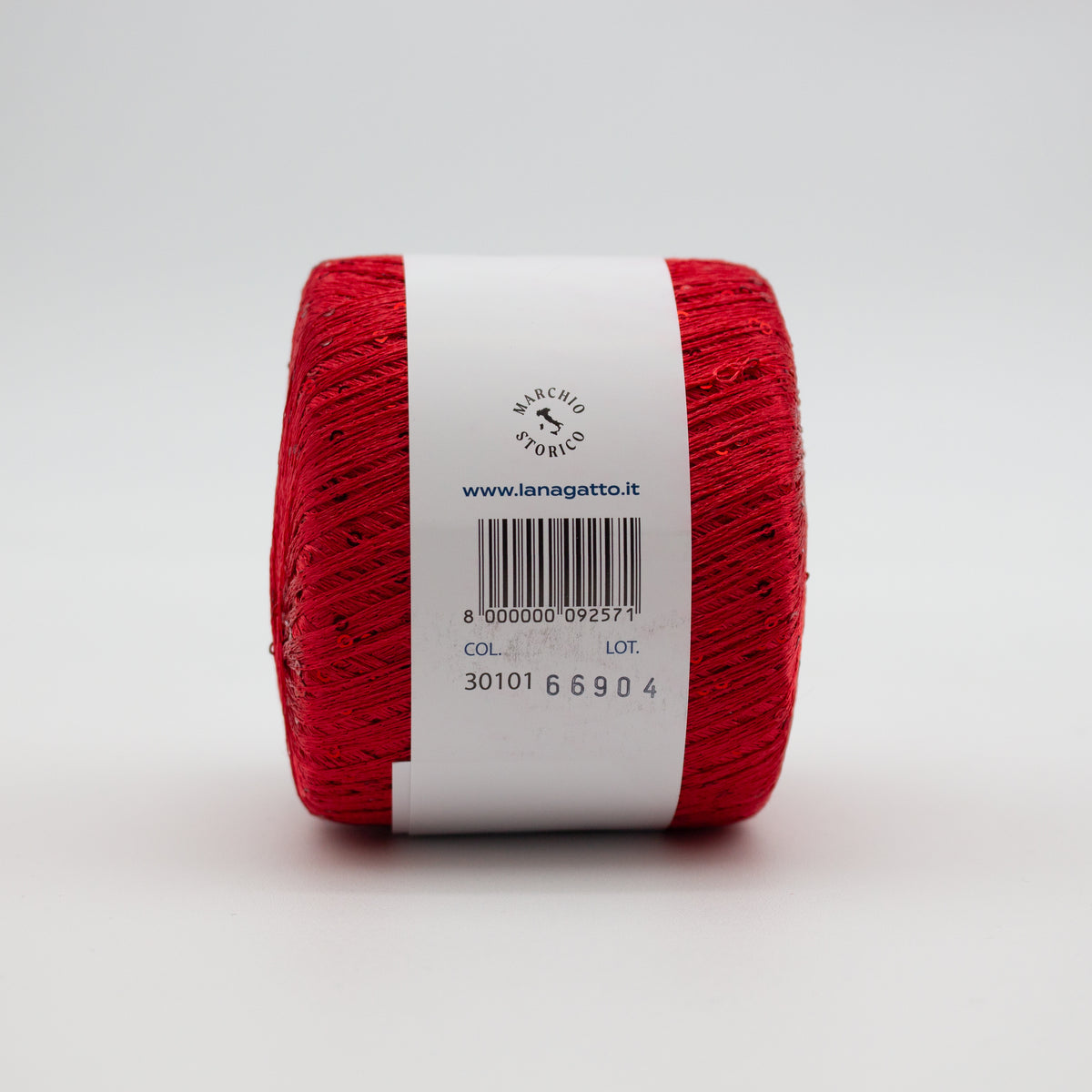 Sequins /Lana Gatto/ 25g 195m #30101 "Red"
