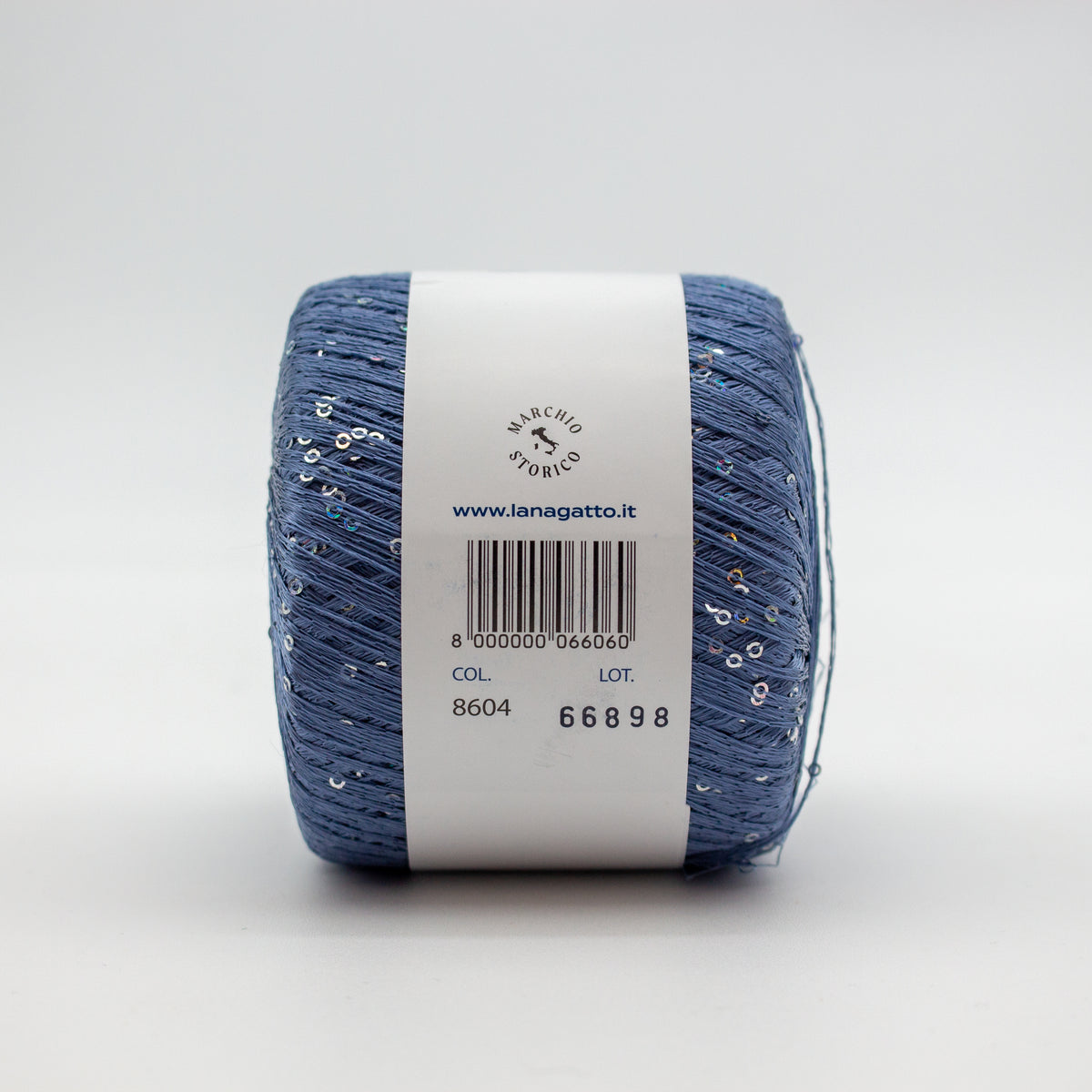 Paillettes /Lana Gatto/ 25g 195m #8604 "Hallikassinine"