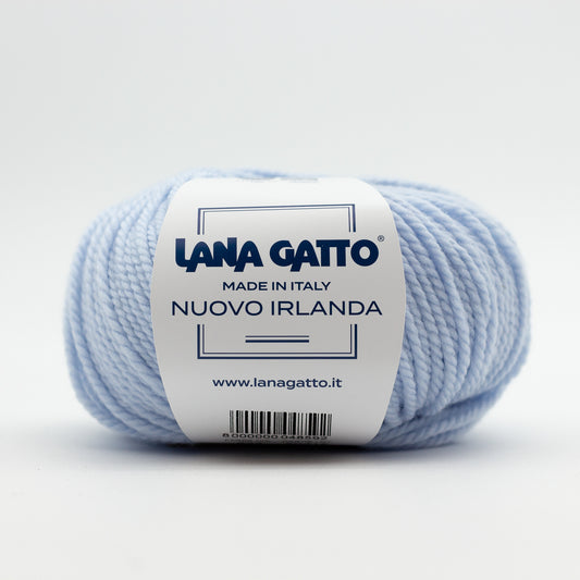 NUOVO IRLANDA /Lana Gatto/ 50g #632 "Dūmakaini zils"