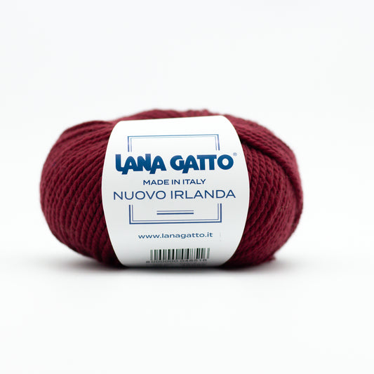 NUOVO IRLANDA /Lana Gatto/ 50g #885 "Bordo"