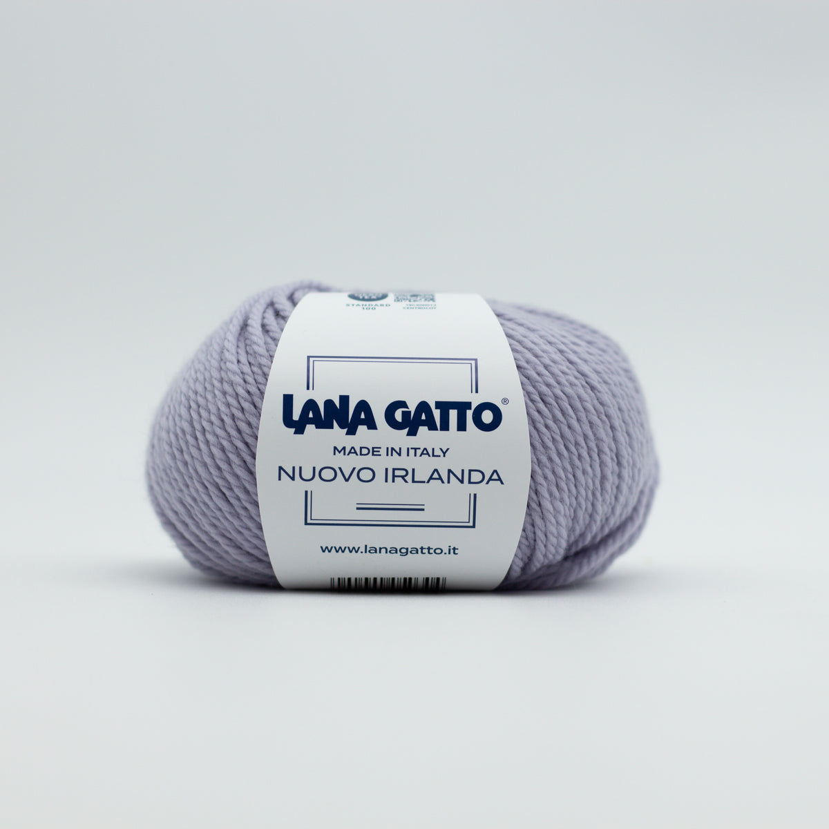 NUOVO IRLANDA /Lana Gatto/ 50g #12504 "Sudrabainā lavanda"
