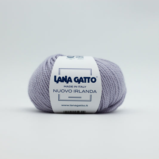 NUOVO IRLANDA /Lana Gatto/ 50g #12504 "Sudrabainā lavanda"