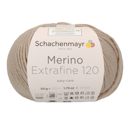 Merino Extrafine 120 /Schachenmayr/ 50g #00108 "Sahāra"