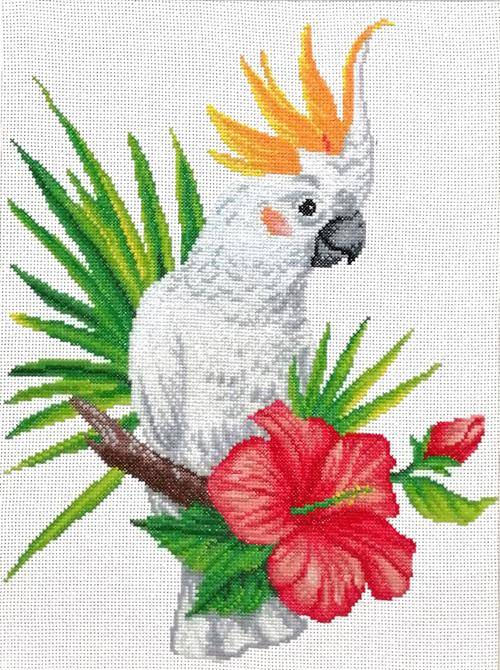 CACATOES - izšūšanas komplekts /Ladybird/ 26 x 24 cm