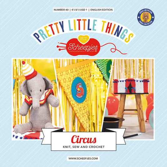 Scheepjes Pretty Little Things no.40 "Circus" - rotaļlieta, interjera aksesuāri, ENG