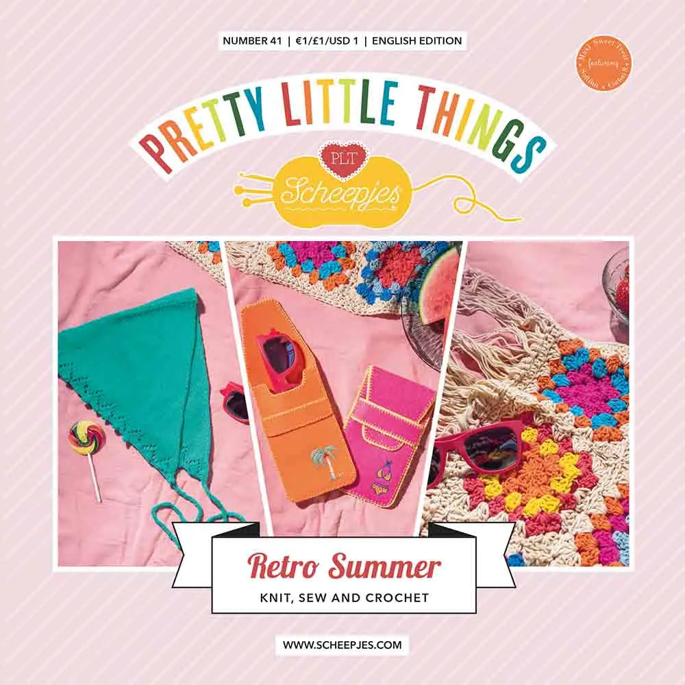 Scheepjes Pretty Little Things no.41 "Retro Summer" - aksesuāri, ENG