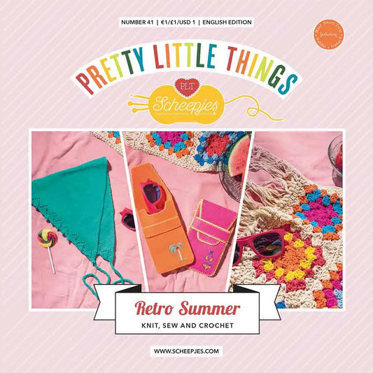 Scheepjes Pretty Little Things no.41 "Retro Summer" - aksesuāri, ENG