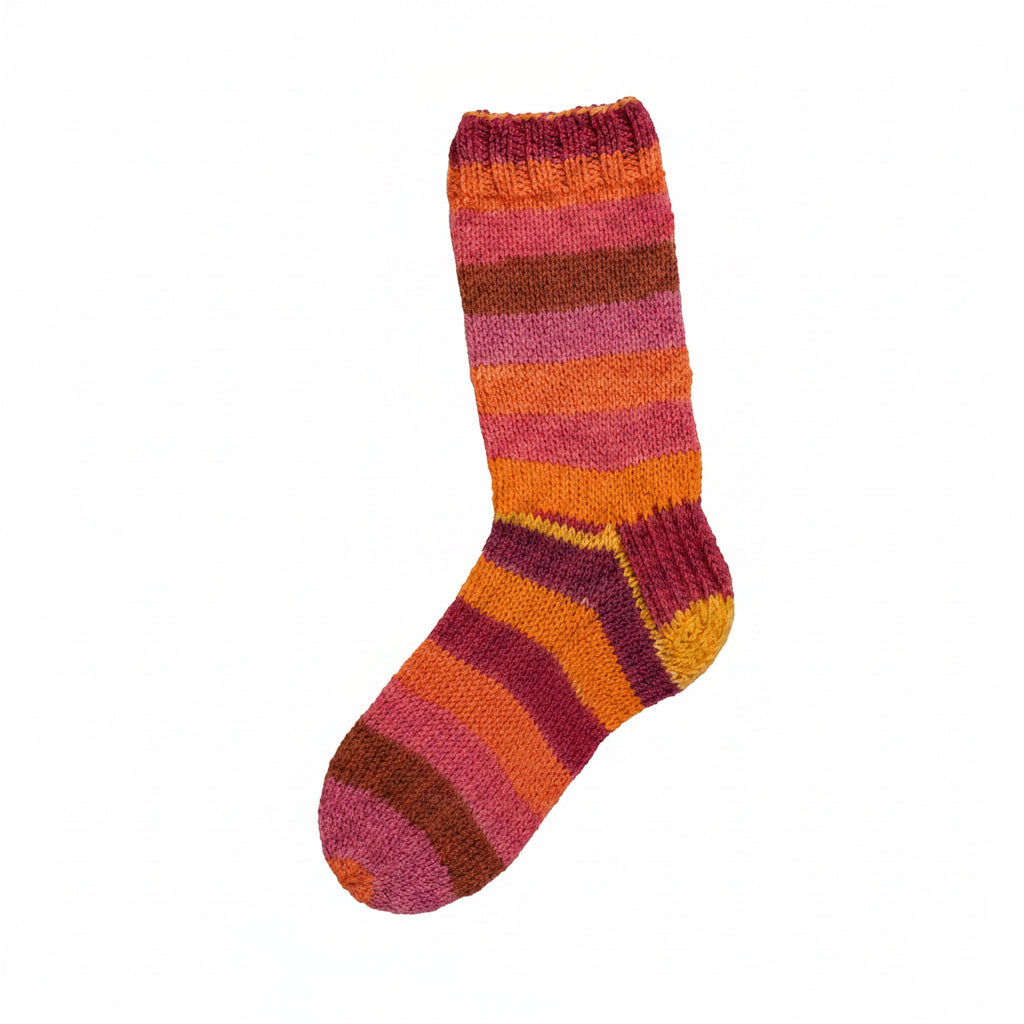 Color 6-diegu Soffie Crafts 150g #2739 "Pikantā odziņa" zeķu dzija