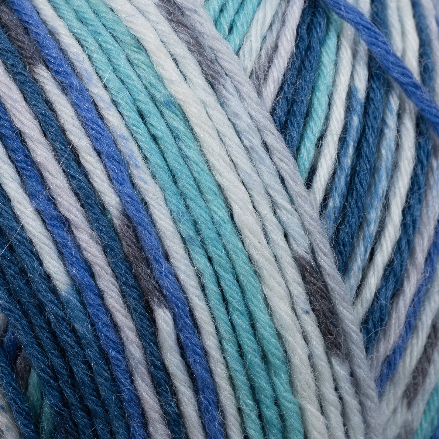 COLOR 8-diegu Soffie Crafts 150g #02004 "Zilais Vilnis" zeķu dzija