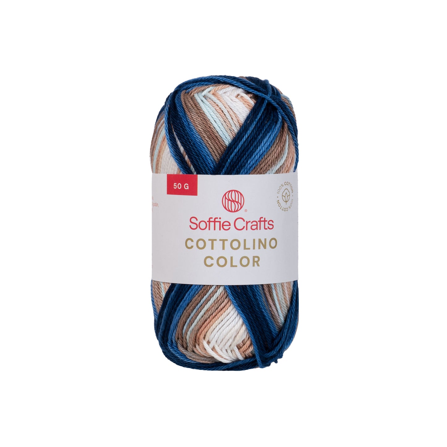Cottolino Color /Soffie Crafts/ 50g #001 "Elegants"