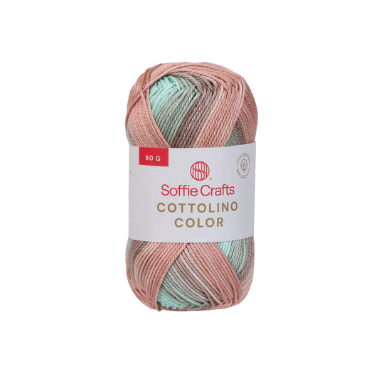 Cottolino Color /Soffie Crafts/ 50g #002 "Romantisks"