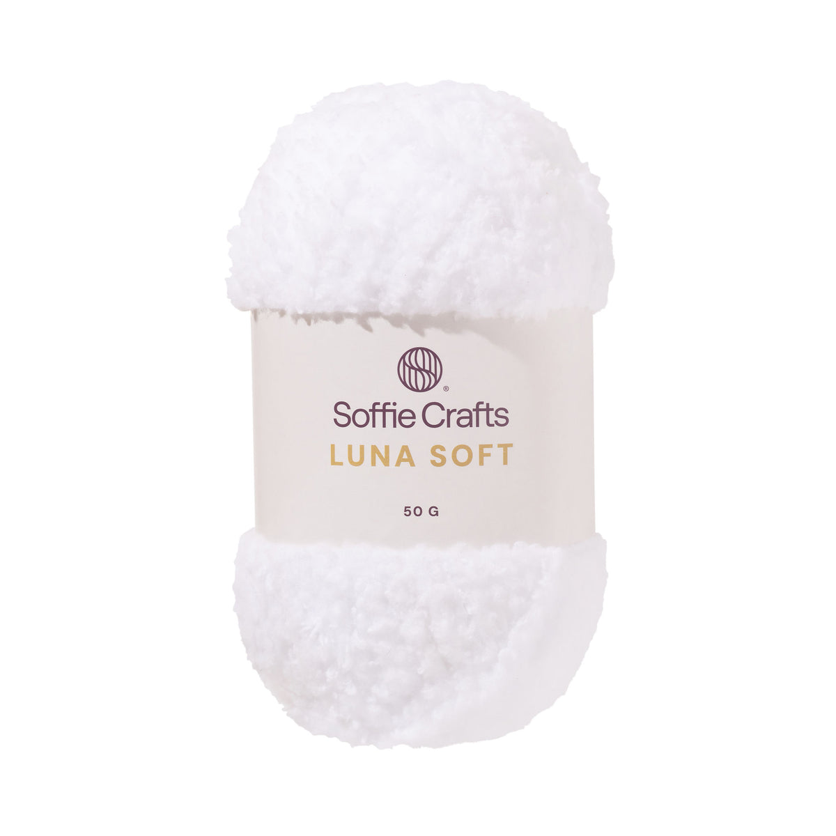 Luna Soft /Soffie Crafts/ 50g #01001 "Balts"
