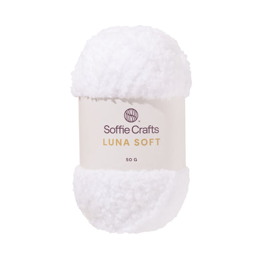 Luna Soft /Soffie Crafts/ 50g #01001 "Balts"