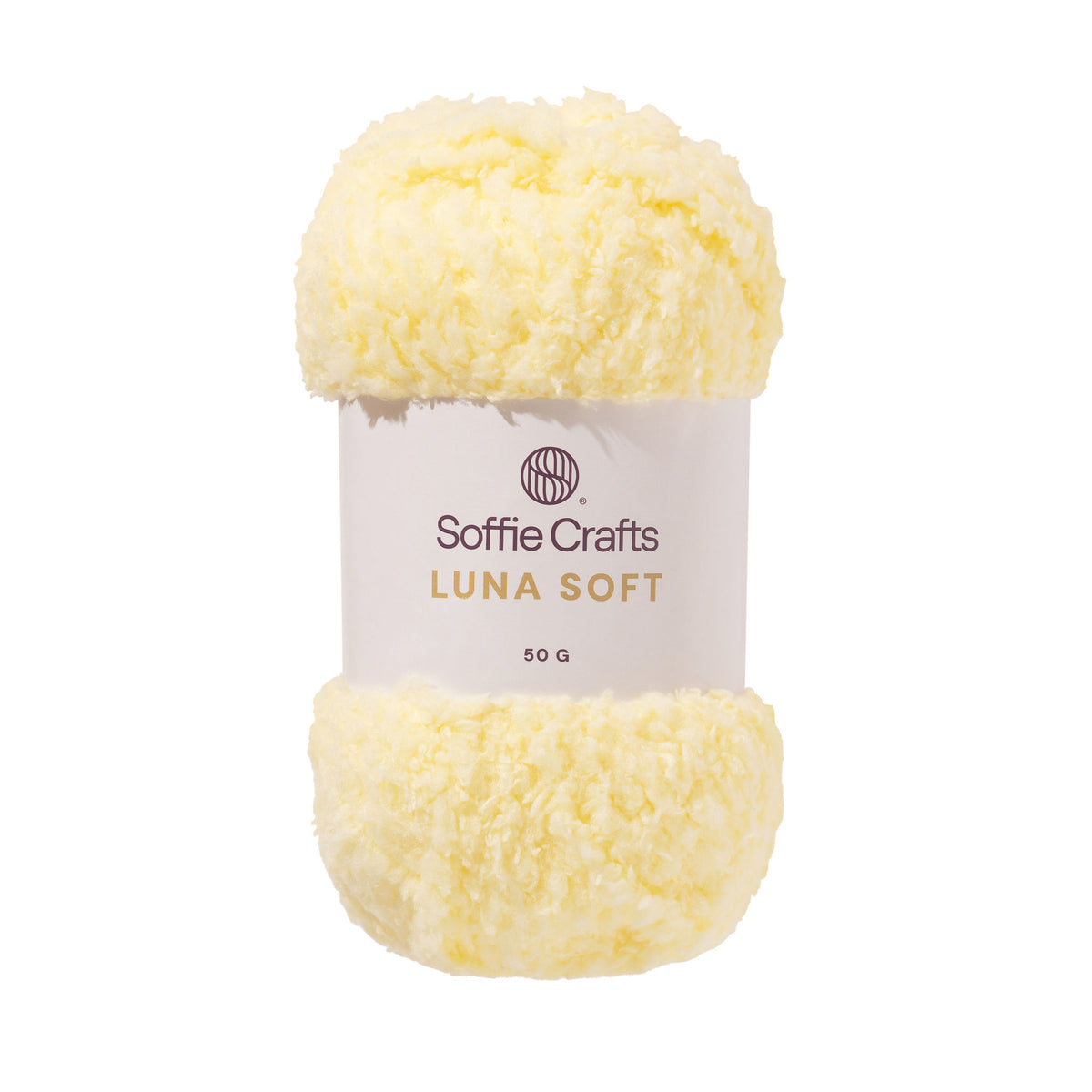 Luna Soft /Soffie Crafts/ 50g #01021 "Gaiši dzeltens"