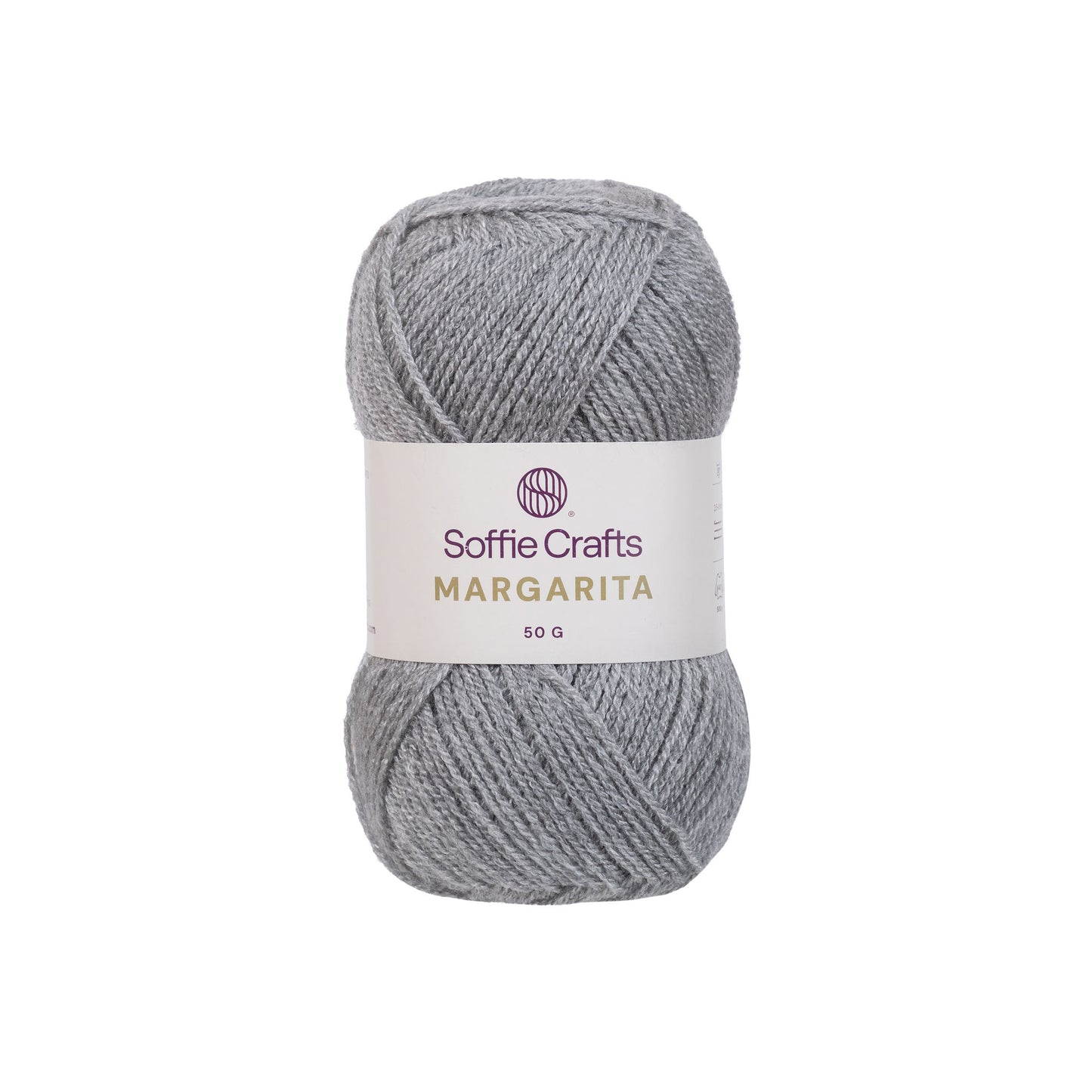 Margarita /Soffie Crafts/ 50g #195 "Gaiši pelēks"