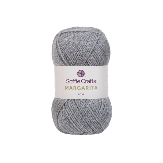 Margarita /Soffie Crafts/ 50g #195 "Light Grey"