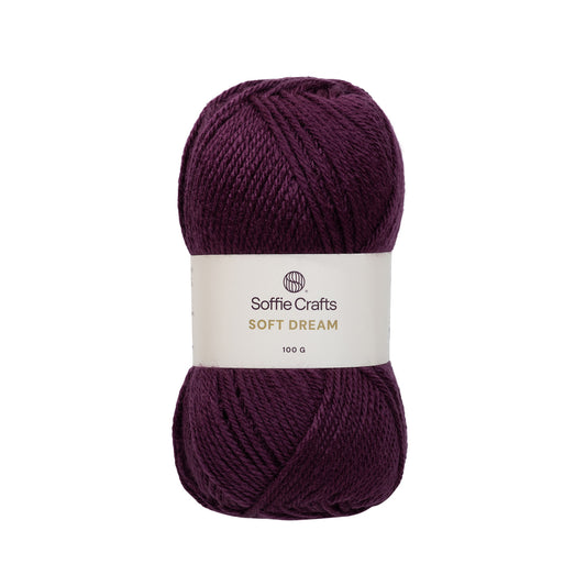 Soft dream /Soffie Crafts/ 100g #00005 "Vīnoga"