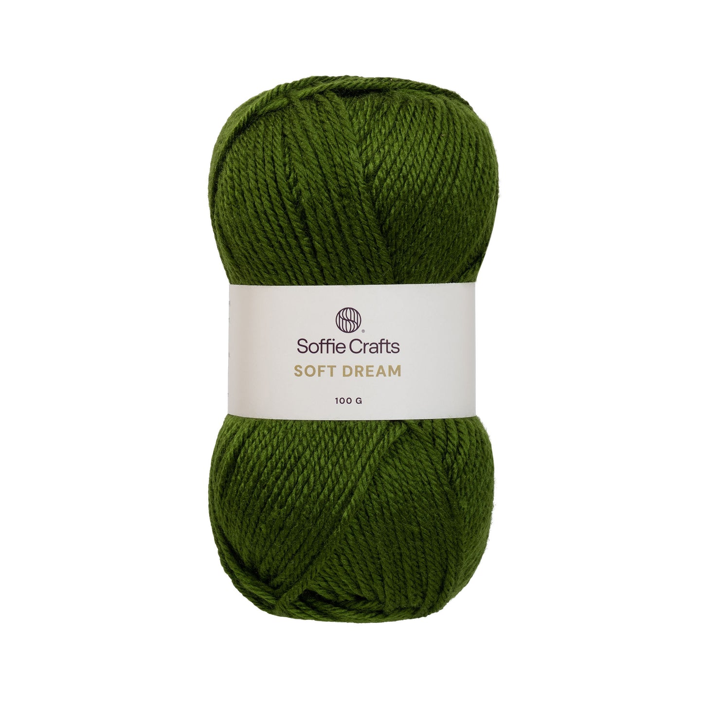 Soft dream /Soffie Crafts/ 100g #00011 "Dark green"